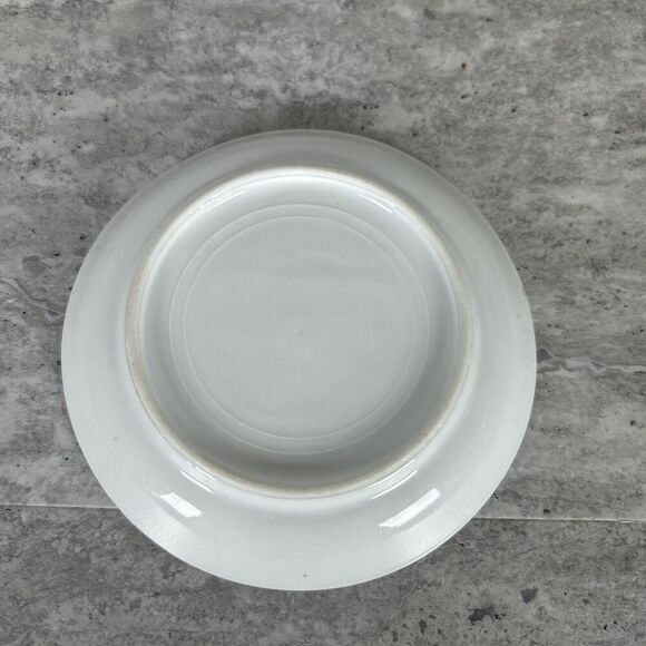 Saucers 4.5" Floral Spray Gold Filigree trim Set of 5 - Picture 10 of 14